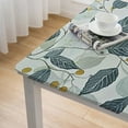 thumbnail image 5 of HAOXIT  Leaves Stain Resistant Table Cloth,Spill Bead Up Table Cover for Formal &amp; Everyday Use 52*52, 5 of 8