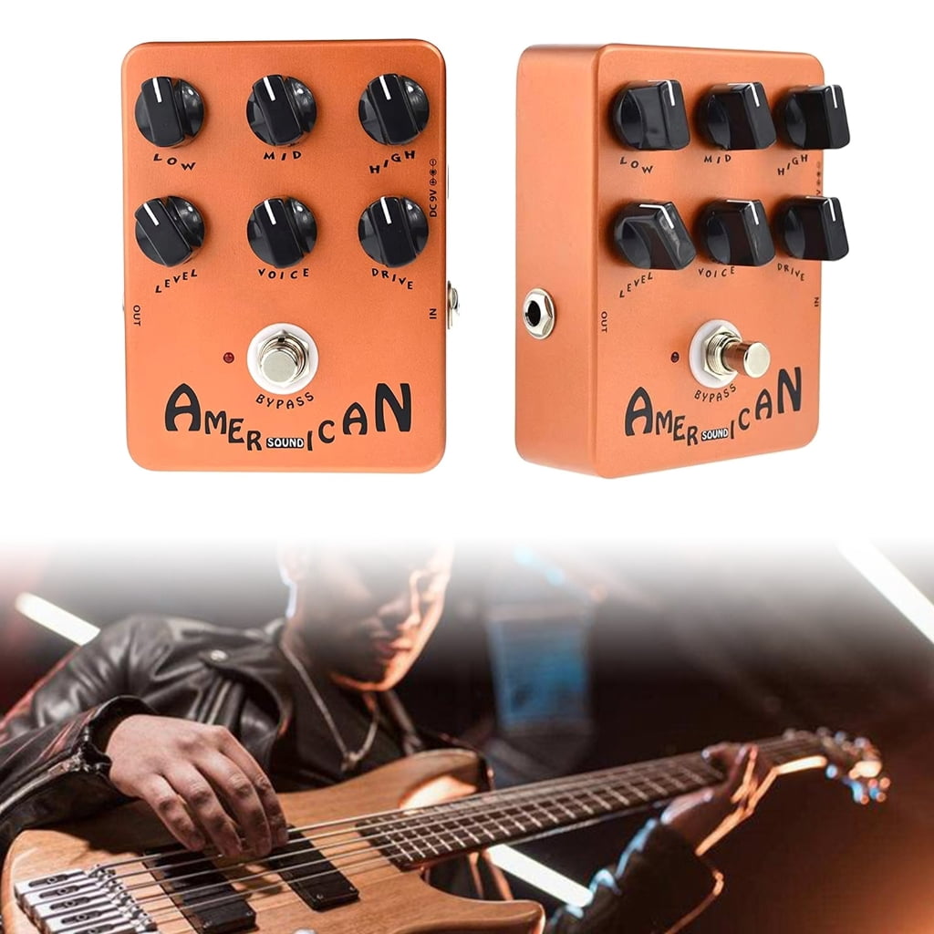 Yokua Guitar Simulates Distortion Sound Box Effect Pedal with Modern Tone Flexibility