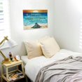 thumbnail image 6 of Sea Turtle Wall Art Inspirational Quotes Pictures Wall Decor Beach Ocean Sunset Canvas Painting Prints Coast Scenery Artwork Modern Home Decoration Framed for Living room Bedroom Bathroom Office, 6 of 7