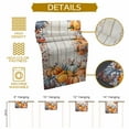 thumbnail image 5 of Fall Watercolor Table Runner, Autumn Thanksgiving Kitchen Dining Table Decoration for Home Party Decor 13x90 Inches, 5 of 9