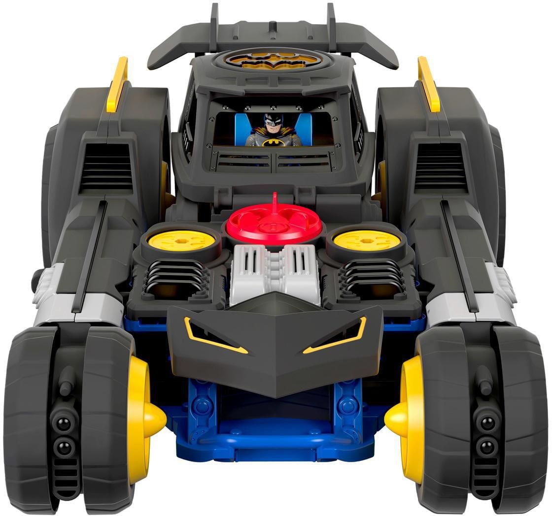 Imaginext DC Super Friends Batman Transforming Batmobile Remote Control Car with Lights & Sounds