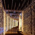 thumbnail image 7 of Twinkle Star Christmas Decoration Curtain String Lights with Remote Control Timer, Christmas Lights, Warm White, 300 LEDs, for Thanksgiving 2025, 7 of 7