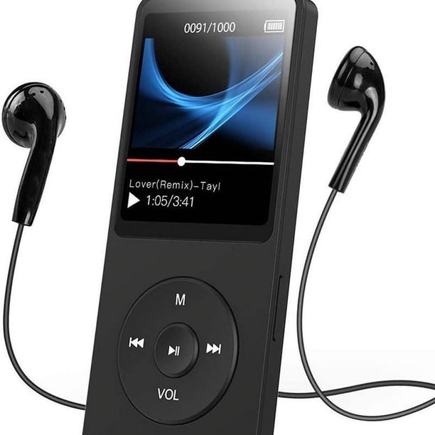 64GB MP3 Player with Bluetooth 5.3, Music Player with HiFi Sound for Sports Runners, 2.4" Screen MP3 Player Built in HD Speaker Voice Recorder FM Radio E-Book, Expanded Up to 128GB, Earphone Included