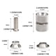 thumbnail image 4 of Naiovety Universal Mountain Bike Steerer Headset Stem Pernos de expansión Bicicletas de carretera Tapa de metal Expansor Accesorios de repuesto Ciclismo L, 4 of 6
