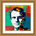 thumbnail image 2 of Stephen Chambers 20x20 Gold Ornate Wood Framed With Double Matting Wall Art Titled - Macron 1, 2 of 6