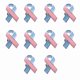thumbnail image 1 of 10-Pack Stylish Awareness Ribbon Lapel Pins - Supportive Health Emblem for Special Occasions, 1 of 5
