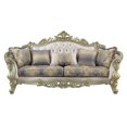 thumbnail image 2 of HomeRoots 348231 40 x 97 x 47 in. Fabric Antique White Upholstery Poly-Resin Sofa with 5 Pillows, 2 of 6