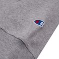 thumbnail image 3 of Champion Crewneck Fleece Sweatshirt for Men's Big and Tall with Script Logo Heather Grey 2X, 3 of 4