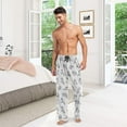 thumbnail image 7 of HPINK-T Men's Pajama Pants Super Soft Raccoons Sleep Lounge Pants Pjs Bottoms with Pockets, 7 of 7