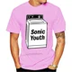 thumbnail image 2 of Nueva camiseta de Sonic Youth, camiseta de banda de rock, camiseta unisex para hombres y mujeres, ropa punk de manga corta, 2 of 5