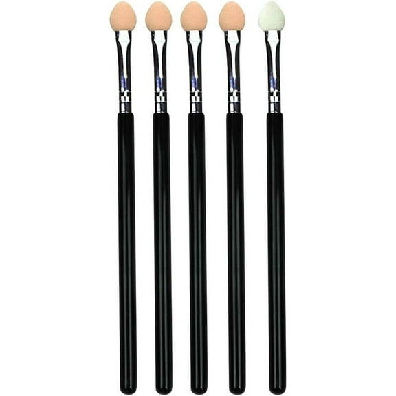 Pack of 10 Eyeshadow Brushes Dual Colour Rubber Sponge Makeup Brush Eyeshadow Makeup Tool Applicator for Women and Girls