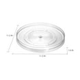 thumbnail image 4 of IDesign Linus Lazy Susan Turntable Spice Organizer Rack for Kitchen Pantry, Cabinet, Countertops, 11", Clear, 4 of 7