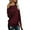 Burgundy, variant on Womens Off The Shoulder Sweater Oversized Knit Long Sleeve Sweaters Tunic Tops
