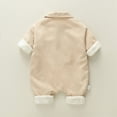 thumbnail image 6 of Gubotare Baby Jumpsuit Boy Infant Baby Boys Girls Season Jumpsuit Funny Romper Playsuit Sweatshirt 0 3 6 9 12 18 24 Months (White,6-9 Months), 6 of 8