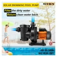 thumbnail image 3 of Solar Swimming Pool Filter Pump System For Above Ground Pool DC Solar Powered Pool Pumps Kits Equipment With Controller ,High Efficiency, 3 of 7