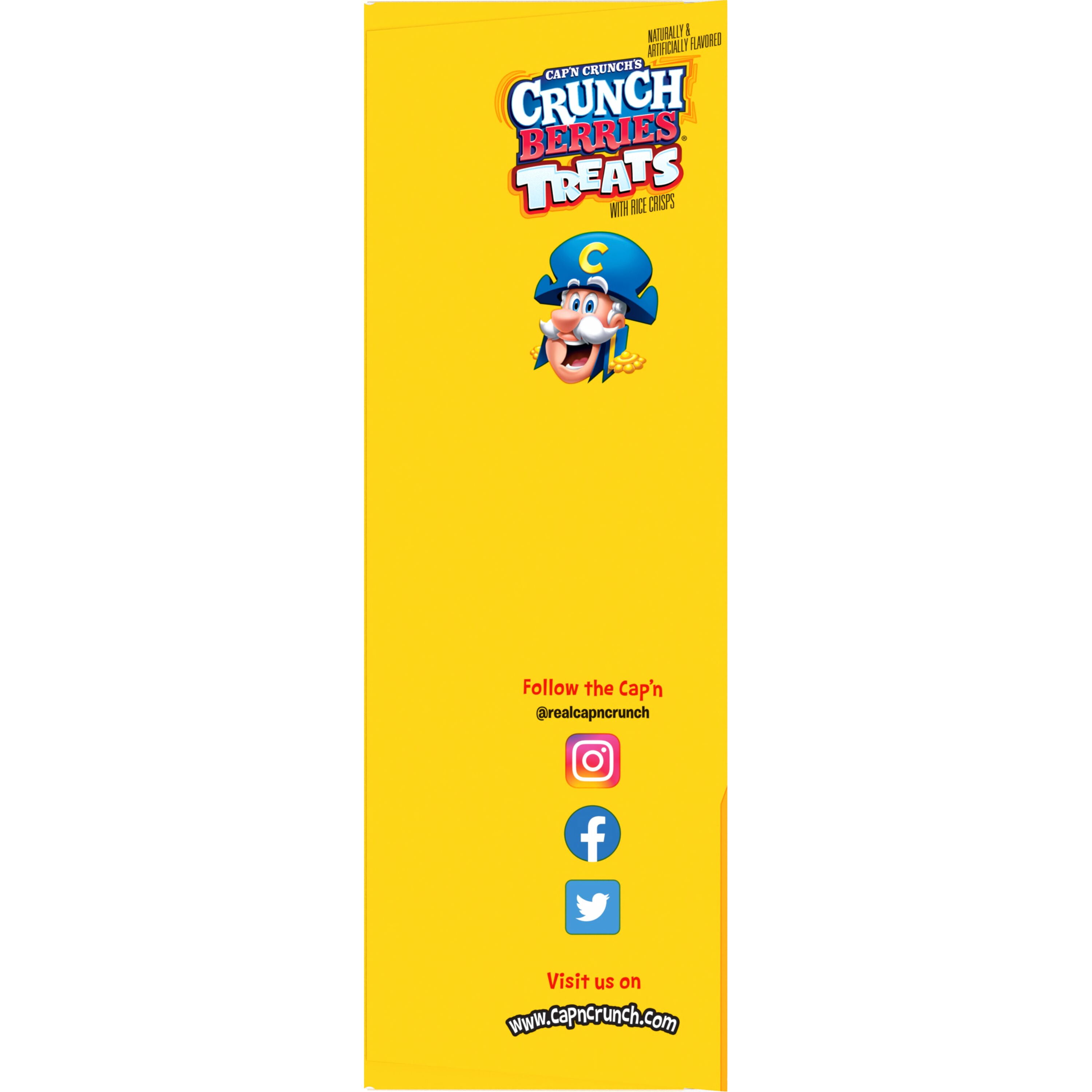 Cap'n Crunch's Treat with Rice Crisps Cereal Bars, 0.8 oz, 8 Count