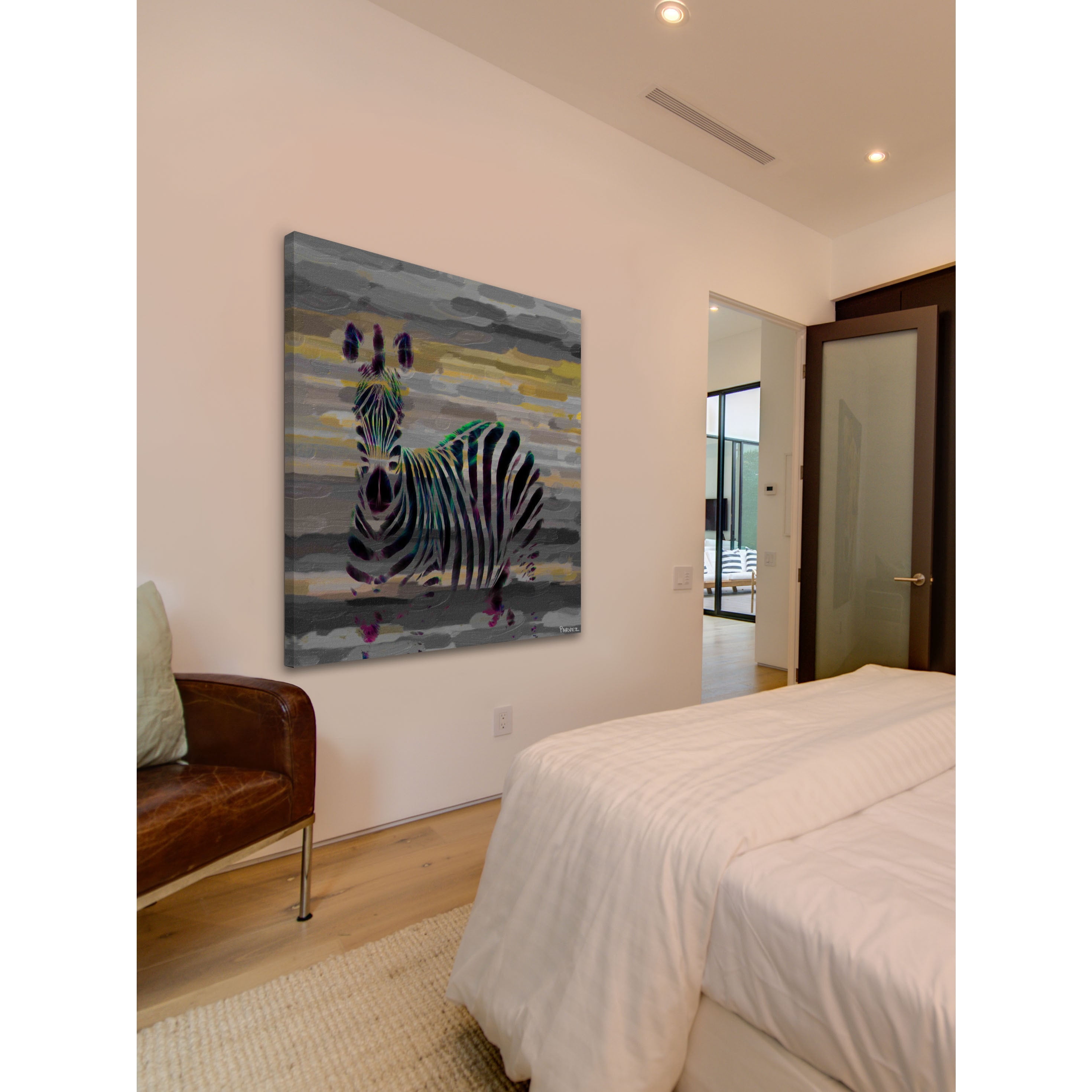 Parvez Taj Stripes Art Print on Premium Canvas