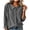 Z-Gray-womens cardigans lightweight, variant on Hfnxid Women Button Down Shirts Corduroy Lapel Cardigan Loose Fit Casual Tshirts Dressy Solid Color Work Blouses Army Green L