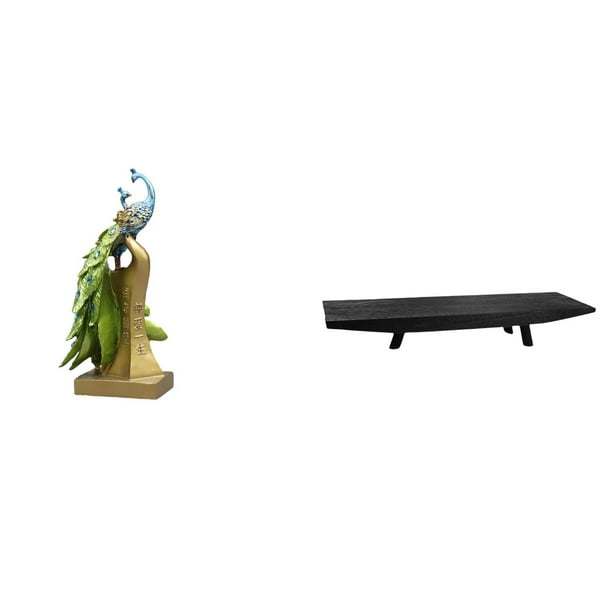 Estatua De Pavo Real, Escultura De Animal, Adorno De Escritorio, Figura Decorativa Para Escritorio, Entrada, Mesa, Centro De Mesa, Oficina, Regalo De Cumpleaños, Bandeja De Madera Para Servir,