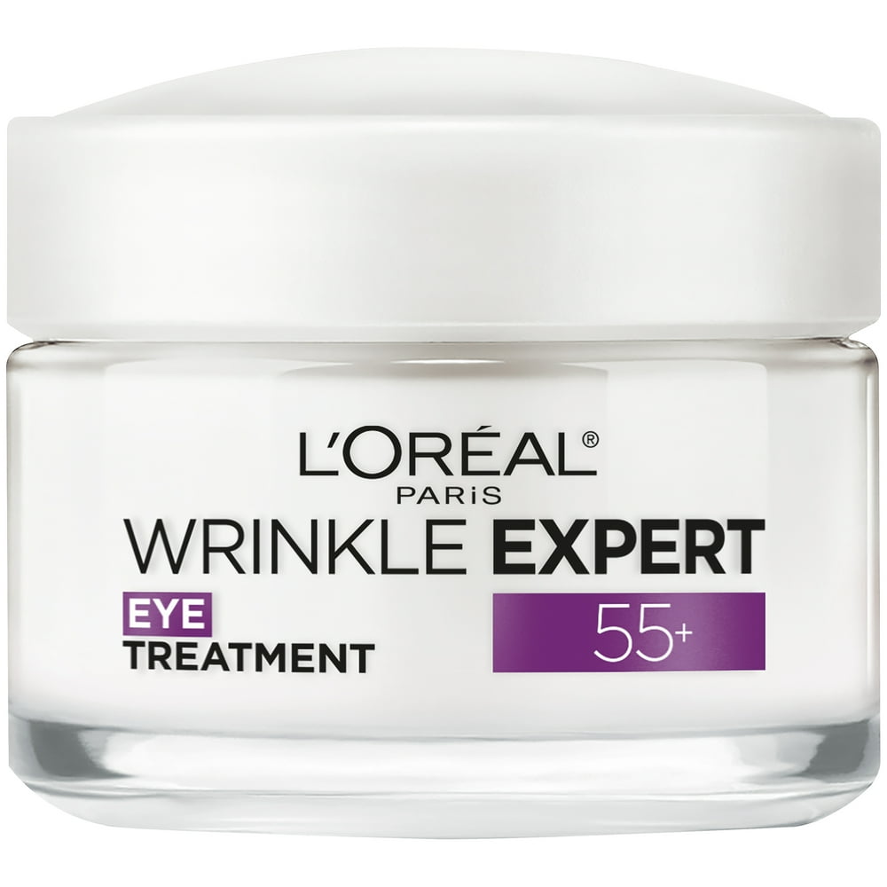 L'Oreal Paris Wrinkle Expert 55+ AntiWrinkle Eye Treatment, 0.5 oz