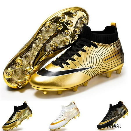 

High-top Football Shoes Men Long Nails Children s Grass Training Long Spikes Soccer Boots Shoes#jlxc32751