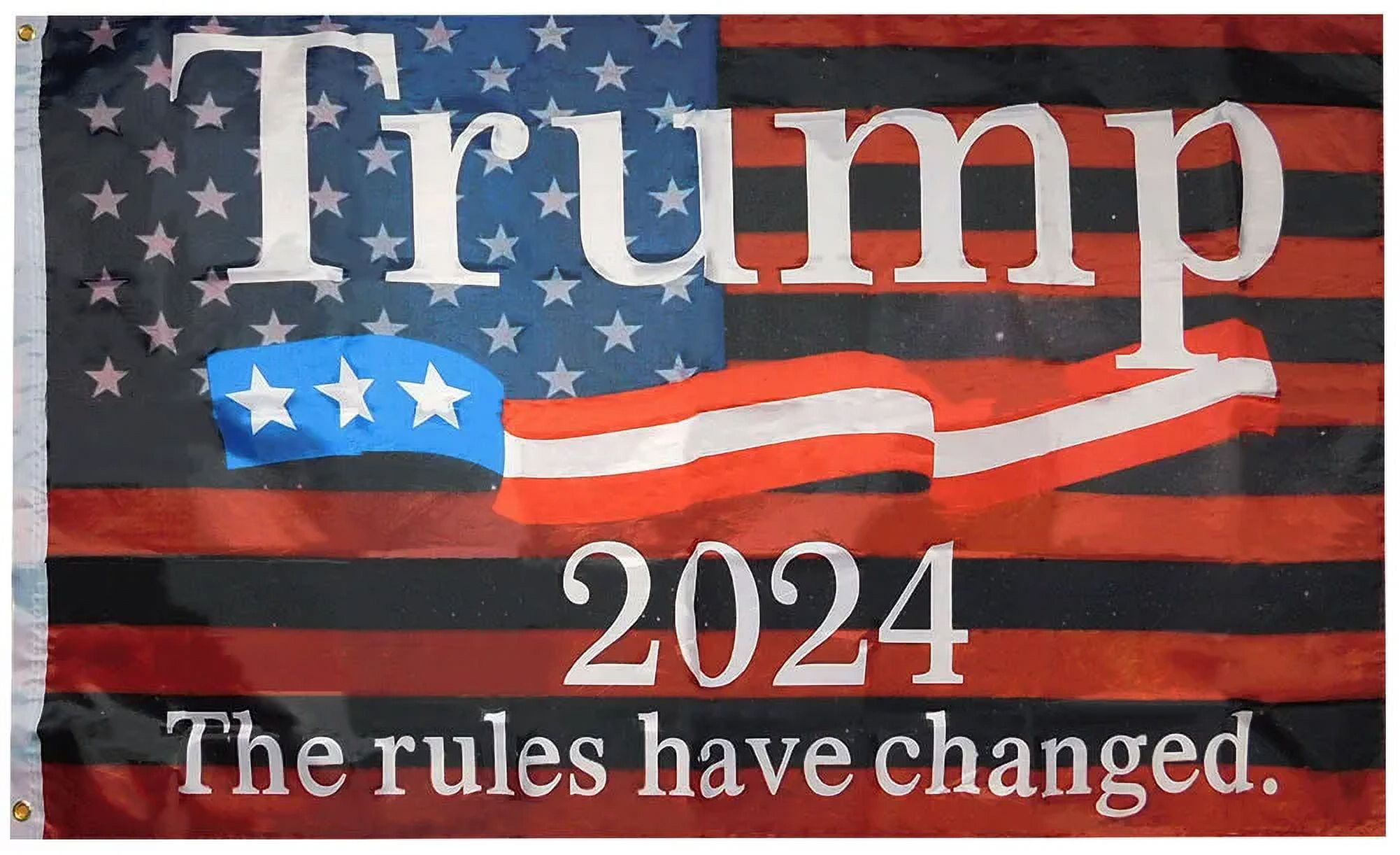 BLUE 3x5 MAGA Country Donald Trump 2024 Flag 5X3 Make America Great Banner 100D - Foto 7