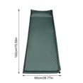 thumbnail image 2 of WZTO Inflatable Camping Mattress With Pillow Camping Sleeping Pad Camping Sleeping Mattress Camping Beds For Adults Insulated Camping Pad Ergonomic For 1 Person charmingly, 2 of 9