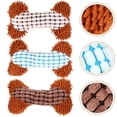 thumbnail image 2 of KAKOWELY 3 juguetes masticables para perros, resistentes a las mordeduras, chirriantes, de peluche, para el hogar, 2 of 5