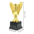 thumbnail image 4 of 1pc Premium Plastic Awards Trophy Performance Trophy Party Game Trophy, 4 of 8