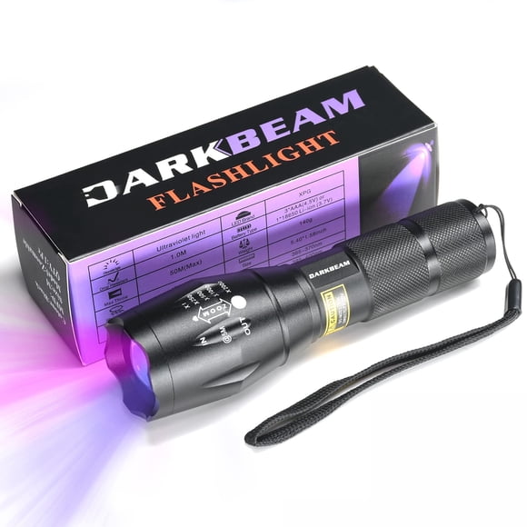 Linterna Ultravioleta DARKBEAM A100 Dual 365nm 395nm LED Detector Manchas y Resina