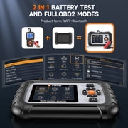 ANCEL AD720 OBD2 Scanner Bidirectional 4 System ABS SRS Transmission Airbag Car Diagnostic Scan Tool, 12V Battery Tester Code Reader for All Cars