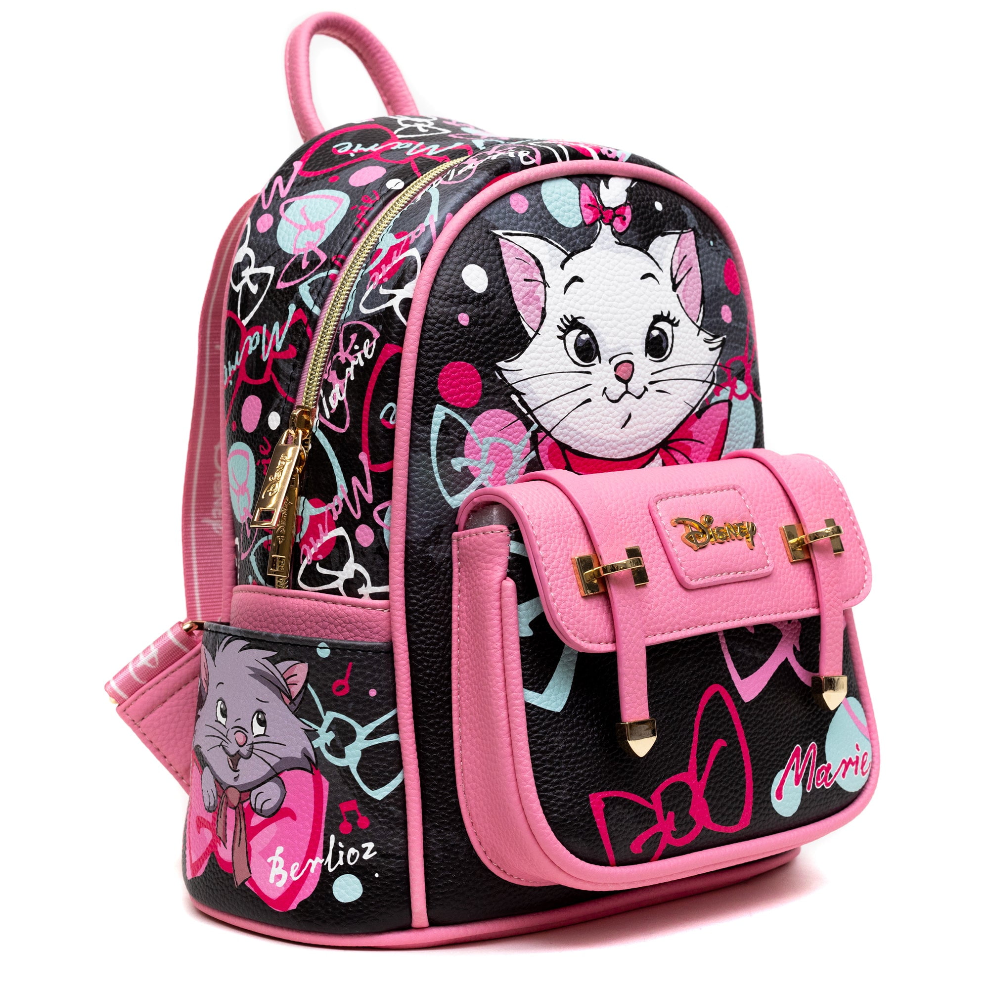 Disney The Aristocats Marie Friends 11 inch Vegan Leather Mini Backpack Walmart