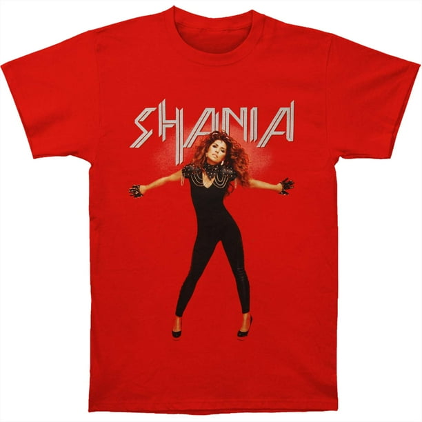 Shania Twain Shania Twain Men's Pose Tour Tshirt Red
