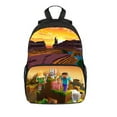 thumbnail image 1 of Minecraft Backpack For Kids School Bag Backpack Characters Bag, 1 of 3