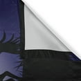 thumbnail image 3 of Ambesonne Horse Kitchen Curtains, Rampant Horse and Girl, 55"x39", Navy Blue and Charcoal, 3 of 3