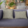 thumbnail image 2 of Plutus Truffle Stony Cut Velvet, Some Sparkle To It Luxury Throw Pillow - Double sided 22" x 22", 2 of 2
