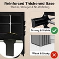 thumbnail image 4 of Portable Closet Wardrobe Closet for Hanging Clothes with 3 Hanging Rods for Bedroom, Non-Woven Fabric Clothes Closet for Living Room Easy Assemble, 4 of 6
