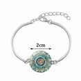 thumbnail image 7 of Walbest Exquisite Mandala Pendant Jewelry Set, Flower Pattern Meaningful Wear-resistant Mandala Necklace Earrings & Bracelet Set Birthday Friendship Gift, 7 of 7