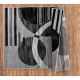 thumbnail image 4 of MDA Home Orelsi Gray Contemporary Polypropylene Area Rug - 3'9" x 5'9", 4 of 5