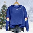 thumbnail image 5 of Womens Sweatshirts Christmas Print Streetwear Crewneck Long Sleeve Pullover Tops, 5 of 5