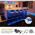 thumbnail image 3 of Hweilai LED Strip Lights, 20ft RGB Strip Lights 180 Units 5050 LED Tape Lights, Color Changing Strip Lights with RF Remote for Home Kitchen Bar Bed Lighting Decoration, 3 of 7