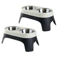 thumbnail image 1 of Comedero Elevado para Perros de Acero Inoxidable Antigolpes. Elevados para Perros y Gatos., 1 of 5