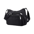 thumbnail image 2 of Large Capacity Nylon Crossbody Bag Multi Pocket Shoulder Bag Lightweight Casual Satchel Purse For Women Daily Commute Travel, 2 of 6