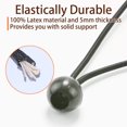 thumbnail image 3 of 9 inch 25 Piece Heavy Duty 5mm Ball Bungee Canopy Cord By Wellmax, Black Color, 3 of 6