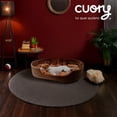 thumbnail image 2 of Cama para Perros Cuory Café con Fondo y Base Antideslizante y Forro Acolchonado наversable, 2 of 6