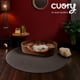thumbnail image 2 of Cama para Perros Cuory Café con Fondo y Base Antideslizante y Forro Acolchonado наversable, 2 of 6