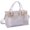 White, variant on 2 count Clear Handbag Purse PVC Tote  Top-handle Bag Women Small Transparent Satchel