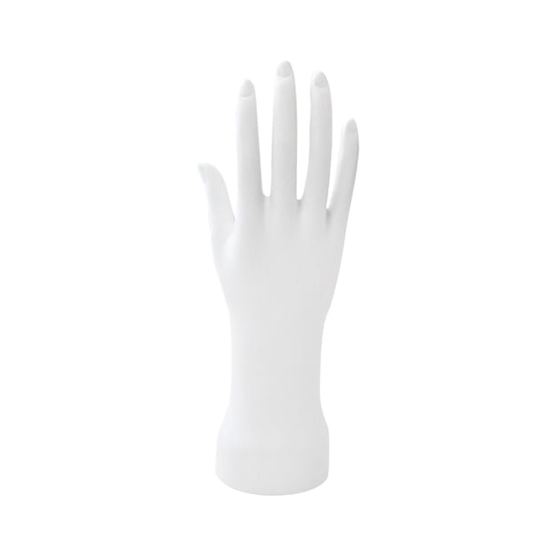 Mano de práctica de uñas para uñas acrílicas, manos de maniquí para práctica de uñas, manos postizas, manos de práctica de manicura, entrenamiento de Derecha