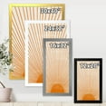 thumbnail image 4 of Designart Orange Sun Print III Framed Wall Art, 4 of 4