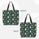 thumbnail image 2 of Fotbe Green Frogs Bolsa Tote con Estampado para Mujer, Bolsos con Cremallera, Bolsa de Hombro Casual de Gran Capacidad con Bolsillos Internos, 2 of 7